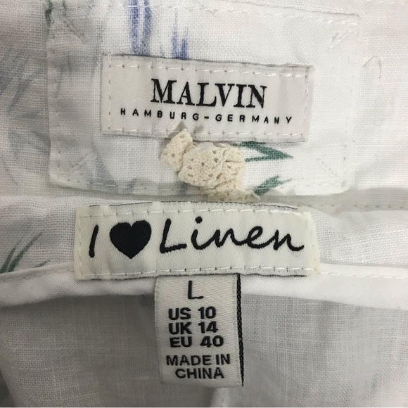 Malvin Floral Linen Dress - Picture 11 of 12